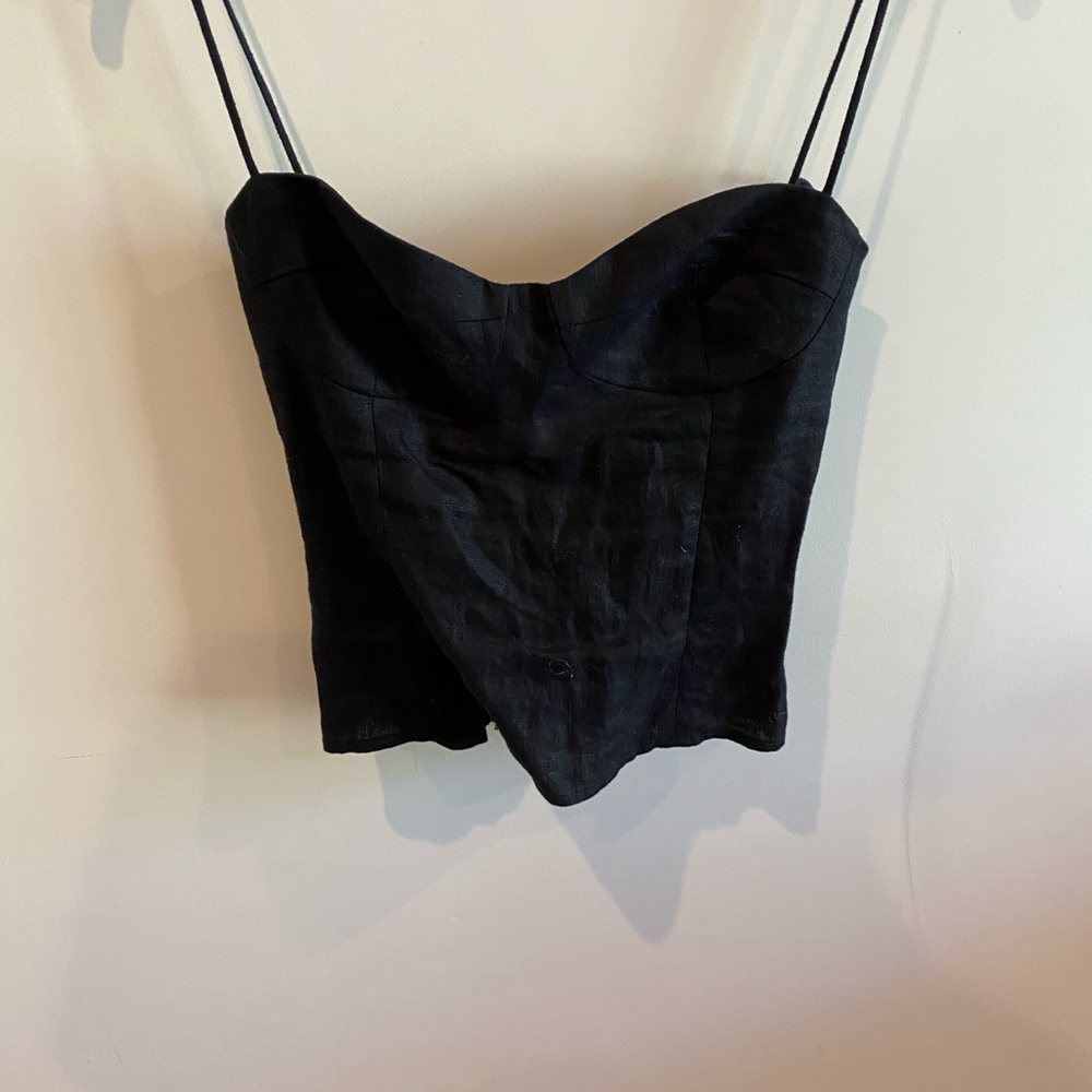 Reformation bustier.